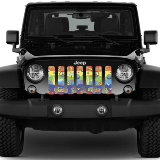 Dirty Acres® - 1-Pc Peace & Love Style Perforated Main Grille