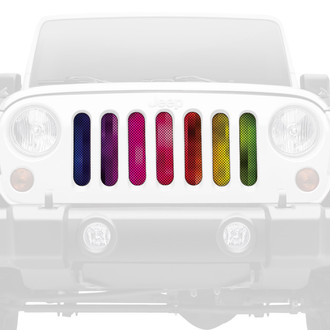 Dirty Acres® - 1-Pc Pixelation Style Perforated Main Grille