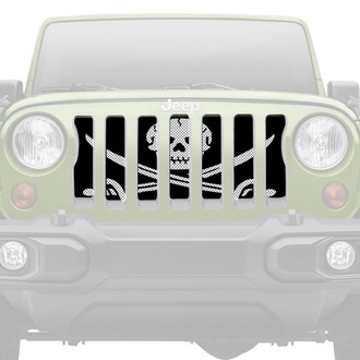 Dirty Acres® - 1-Pc Platinum Ahoy Matey Style Perforated Main Grille