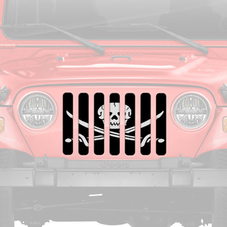 Dirty Acres® - 1-Pc Platinum Ahoy Matey Style Perforated Main Grille