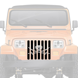 Dirty Acres® - 1-Pc Platinum Ahoy Matey Style Perforated Main Grille