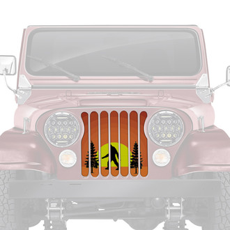 Dirty Acres® - 1-Pc Platinum Bigfoot Sunset Style Perforated Main Grille