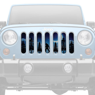 Dirty Acres® - 1-Pc Platinum Bigfoot Dreamland Moon Style Perforated Main Grille