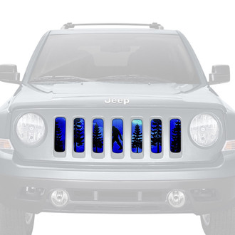 Dirty Acres® - 1-Pc Platinum Bigfoot Dreamland Moon Style Perforated Main Grille