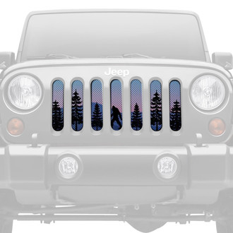 Dirty Acres® - 1-Pc Platinum Bigfoot Purple Mountain Style Perforated Main Grille
