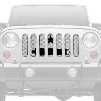 Dirty Acres® - 1-Pc Platinum Come and Take It Style Perforated Main Grille