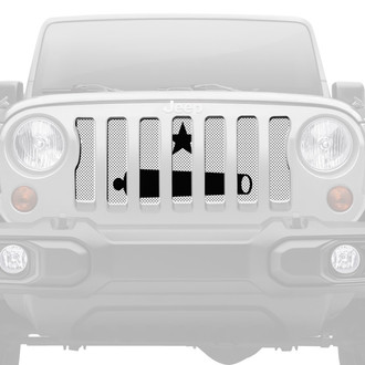 Dirty Acres® - 1-Pc Platinum Come and Take It Style Perforated Main Grille