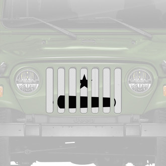 Dirty Acres® - 1-Pc Platinum Come and Take It Style Perforated Main Grille