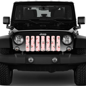 Dirty Acres® - 1-Pc Pink Cherries Style Perforated Main Grille