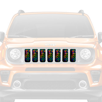 Dirty Acres® - 1-Pc Pretty Pineapples Style Multicolor Perforated Main Grille