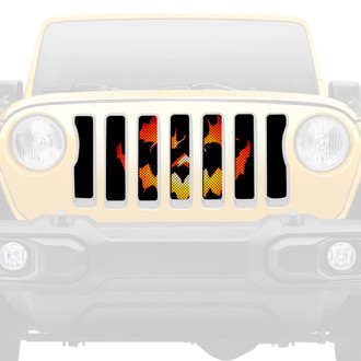 Dirty Acres® - 1-Pc Pumpkin Face Style Perforated Main Grille