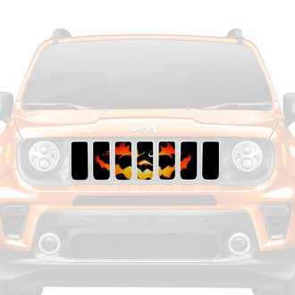 Dirty Acres® - 1-Pc Pumpkin Face Style Perforated Main Grille