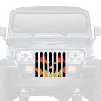 Dirty Acres® - 1-Pc Pumpkin Face Style Perforated Main Grille