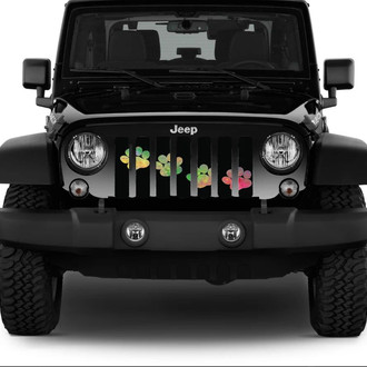 Dirty Acres® - 1-Pc Puppy Paw Style Perforated Main Grille