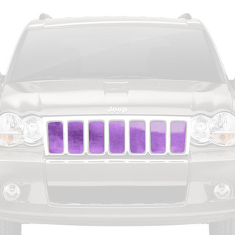 Dirty Acres® - 1-Pc Ombre Style Purple/White Perforated Main Grille