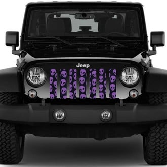 Dirty Acres® - 1-Pc Aliens Style Perforated Main Grille