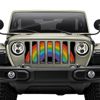 Dirty Acres® - 1-Pc Rainbow Style Perforated Main Grille