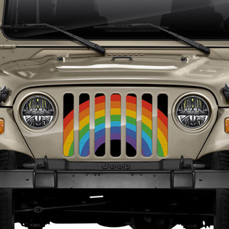 Dirty Acres® - 1-Pc Rainbow Style Perforated Main Grille