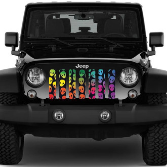 Dirty Acres® - 1-Pc Aliens Style Perforated Main Grille
