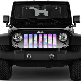 Dirty Acres® - 1-Pc Rainbow Unicorn Style Perforated Main Grille