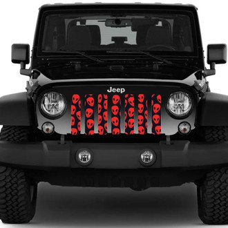 Dirty Acres® - 1-Pc Aliens Style Perforated Main Grille