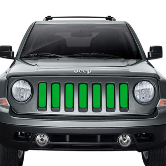 Dirty Acres® - 1-Pc Solid Color Style Green Perforated Main Grille