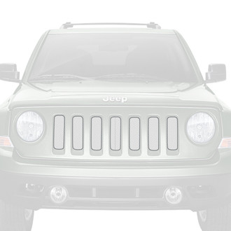 Dirty Acres® - 1-Pc Solid Color Style White Perforated Main Grille