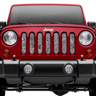 Dirty Acres® - 1-Pc Camo Style Silver Perforated Main Grille