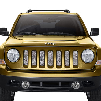 Dirty Acres® - 1-Pc Camo Style Silver Perforated Main Grille