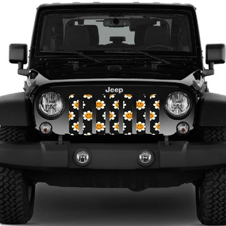Dirty Acres® - 1-Pc Smiley Flowers Style Perforated Main Grille
