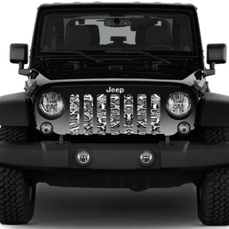 Dirty Acres® - 1-Pc Snake Skin Style Perforated Main Grille