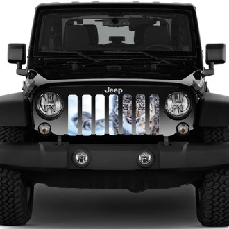 Dirty Acres® - 1-Pc Snow Leopard Style Perforated Main Grille