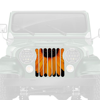 Dirty Acres® - 1-Pc Sunny Side Up Sunflowers Style Perforated Main Grille