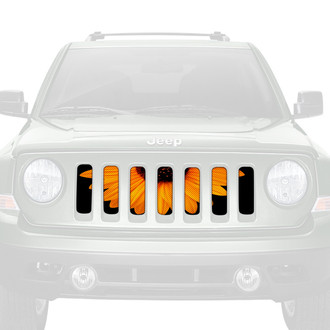 Dirty Acres® - 1-Pc Sunny Side Up Sunflowers Style Perforated Main Grille