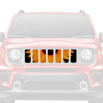Dirty Acres® - 1-Pc Sunny Side Up Sunflowers Style Perforated Main Grille