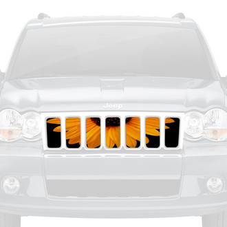 Dirty Acres® - 1-Pc Sunny Side Up Sunflowers Style Perforated Main Grille