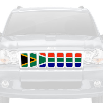Dirty Acres® - 1-Pc South Africa Flag Style Perforated Main Grille