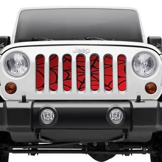 Dirty Acres® - 1-Pc Spider Webs Style Perforated Main Grille