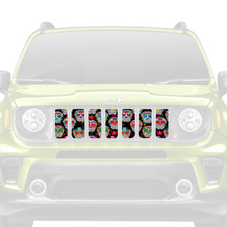 Dirty Acres® - 1-Pc Sugar Skulls Style Perforated Main Grille