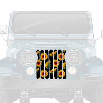 Dirty Acres® - 1-Pc Sunflowers Style Perforated Main Grille