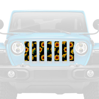 Dirty Acres® - 1-Pc Sunflowers Style Perforated Main Grille