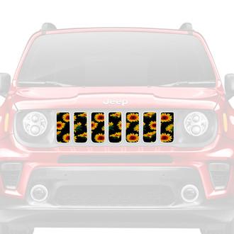 Dirty Acres® - 1-Pc Sunflowers Style Perforated Main Grille