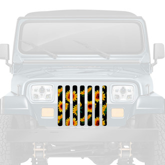 Dirty Acres® - 1-Pc Sunflowers Style Perforated Main Grille