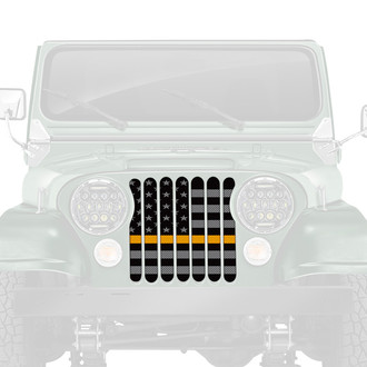 Dirty Acres® - 1-Pc American Tactical Gold Line Style Perforated Main Grille