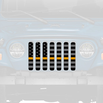 Dirty Acres® - 1-Pc American Tactical Gold Line Style Perforated Main Grille
