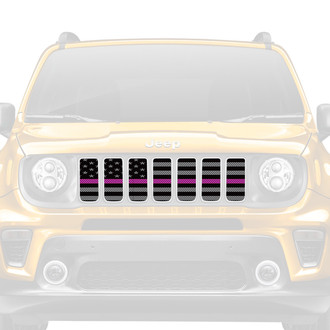 Dirty Acres® - 1-Pc American Tactical Purple Line Style Perforated Main Grille