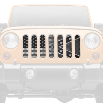 Dirty Acres® - 1-Pc Tactical American Rebel Style Perforated Main Grille