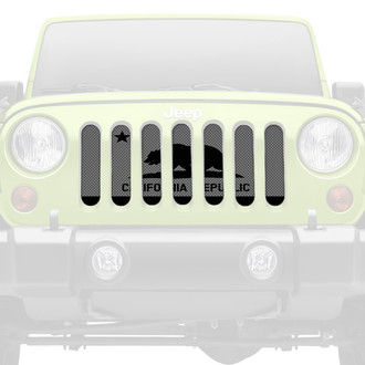 Dirty Acres® - 1-Pc Tactical California Republic Style Perforated Main Grille
