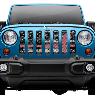 Dirty Acres® - 1-Pc Dirty Grace Tactical Pink Ribbon Style Perforated Main Grille