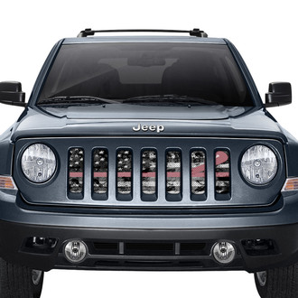 Dirty Acres® - 1-Pc Dirty Grace Tactical Pink Ribbon Style Perforated Main Grille